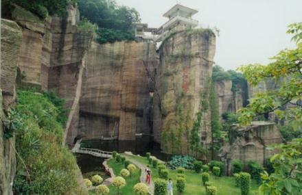 莲花山石景区